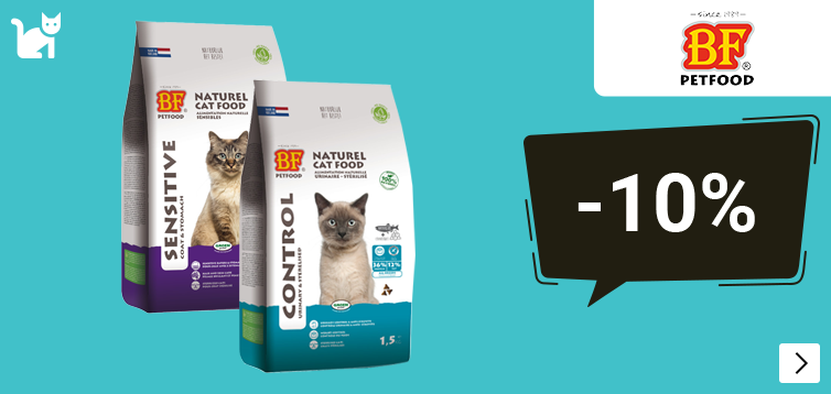BF PETFOOD KAT 10% korting CAT